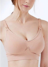 Mamaway Ultra Breezy Seamless Maternity & Nursing Bra Dusty Pink 210890D | The Nest Attachment Parenting Hub